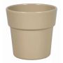 Orchid pot MARIVAN, ceramic, beige, 4.9"/12,5cm, Ø5.3"/13,5cm