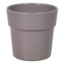 Orchid pot MARIVAN, ceramic, grey, 4.9"/12,5cm, Ø5.3"/13,5cm