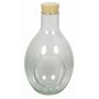 Terrarium bottle made of glass VINELLA with cork lid, clear, 19"/48,5cm, Ø12"/30cm