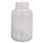 Flower vase SIARA made of glass, clear, 10"/25cm, Ø6"/15cm