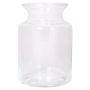 Lantern made of glass HANNA OCEAN, clear, 8"/20cm, Ø5.5"/14cm