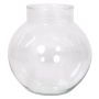 Glass vase GASPAR, clear, 8"/20cm, Ø8"/19cm
