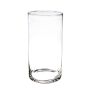Cylinder floor vase SANYA AIR made of glass, clear, 16"/40cm, Ø7"/19cm