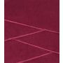 Cuddly velvet cushion NOELANI, diagonal decorative stitching, magenta, 18"x18"/45x45cm