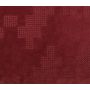 Soft velvet cushion ANJALI, burgundy, zigzag structural pattern, 20"x12"/50x30cm