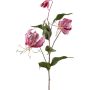 Artificial gloriosa branch LISUPY, dark pink-gold, 31"/80cm