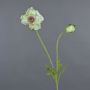 Artificial poppy MESOP, white, 26"/65cm