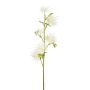 Decorative branch Globe thistle ZORLIM, white, 22"/55cm