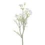 Artificial flower branch Marguerite PALVON, white, 22"/55cm