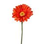 Artificial gerbera VORNEK, orange, 26"/65cm
