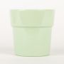 Orchid pot MARIVAN, ceramic, light turquoise, 4.9"/12,5cm, Ø5.3"/13,5cm