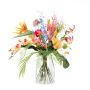 Bouquet of artificial flowers FEME, red-purple, 26"/65cm, Ø 16"/40cm