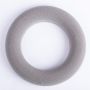Flower foam wreath RUJA for artificial flowers, grey, Ø8"/20cm