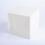 Flower foam cube GABRIO for artificial flowers, cream, 6"x6"x6"/15x15x15