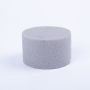 Flower foam cylinder RAETI for artificial flowers, grey, 2"/5cm, Ø3.1"/8cm