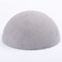 Flower foam half ball YERAY for artificial flowers, grey, 5.1"/13cm, Ø10"/25cm