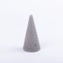 Flower foam cone ZOILA for artificial flowers, grey, 4"/10cm, Ø2"/5cm