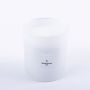 Scented candle MIREYA in glass, Clementine Sunrise, white, 3.7"/9,3cm, Ø3.1"/7,9cm, 35h