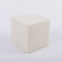 Flower foam cube GABRIO for artificial flowers, cream, 4.7"x4.7"x4.7"/12x12x12cm