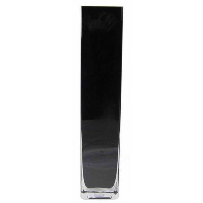 Floor vase JACK OCEAN, cubic/square, black, 4