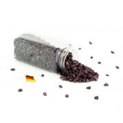 Decorative gravel ASLAN, glossy purple, 5-10mm, 605ml bottle, manufactured in Germany