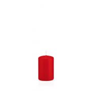 Votive candle / Pillar candle MAEVA, red, 3.1"/8cm, Ø2"/5cm, 18h - Made in Germany