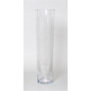 Floor vase AMNA OCEAN, conical/round, clear, 28"/70cm, Ø8"/19,5cm 
