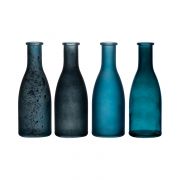 Bottle S/4 Dark Blue H18 D6x26,5cm