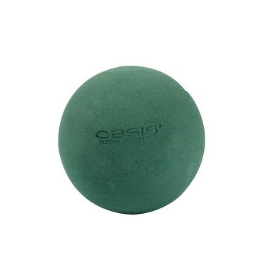 OASIS Ideal Florist sponge Ball ELVISA for fresh flowers, green, Ø3.5"/9cm