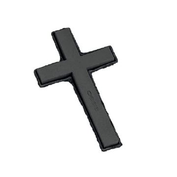 OASIS Black Ideal Wet florist sponge Cross ANALIZA, funeral floristry, Biolit recycled paper tray, black, 17"x10"x1.8"/42x26x4,5cm