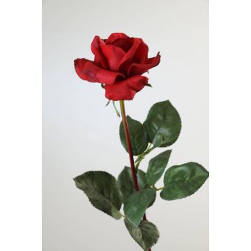 Artificial rose AMELIE, red, 28"/70cm, Ø 3.1"/8cm