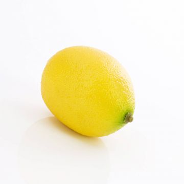 Decorative lemon JOSEFA, yellow, 2.8"/7cm, Ø 2"/5cm