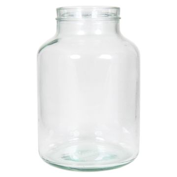 Candle glass VALENTIA, transparent, 10"/25 cm, Ø 6.7"/17 cm