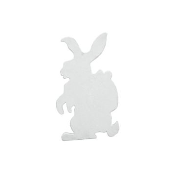 Easter decoration silhouette Easter bunny HOPPEL, white, 24"/60cm Easter decoration silhouette Easter bunny HOPPEL, white, 24"/60cm