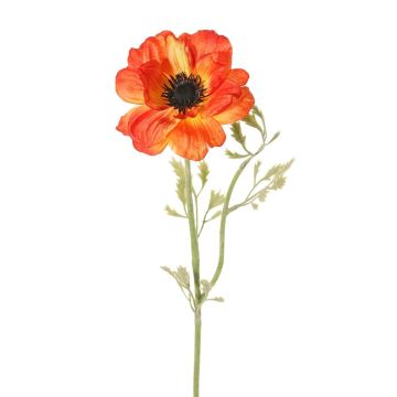 False anemone OKAPI, orange, 22"/55cm, Ø4"/10cm