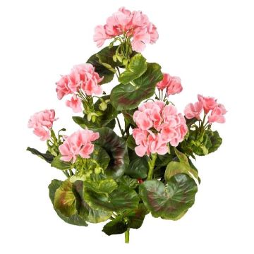 Artificial flower Geranium DOLKREN, spike, crossdoor, pink, 16"/40cm