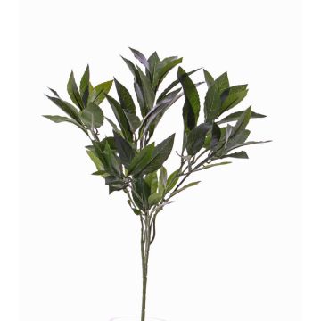Decorative laurel branch NAGISA, flame retardant, 20"/50cm
