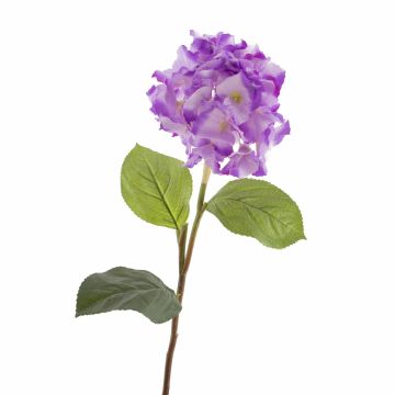 Artificial hydrangea CHANTAL, purple, 30"/75cm, Ø 7"/18cm