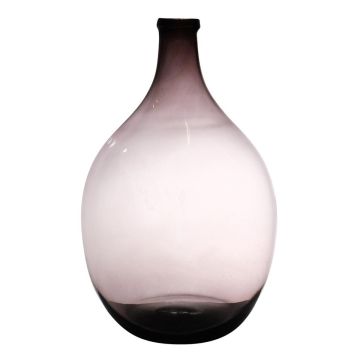 Glass balloon OMAIA, recycled, violet-clear, 43cm, Ø29cm