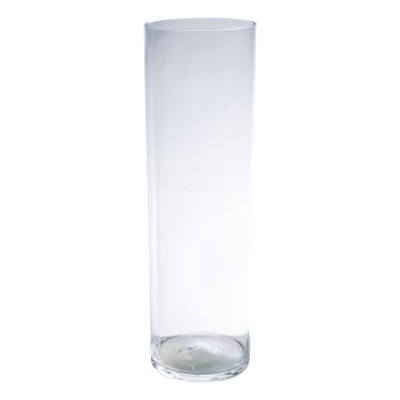 Cylindrical vase / Floor vase SANSA EARTH, clear, 50cm, Ø15cm