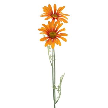 Artificial marguerite SOPY, orange, 22"/55cm