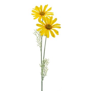 Artificial marguerite SOPY, yellow, 22"/55cm
