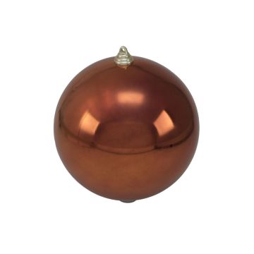 Christmas bauble CANELA, shiny copper, Ø 8"/20 cm