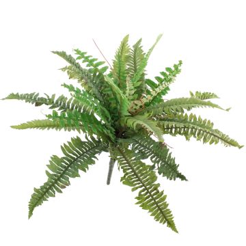 Artificial Boston fern SAMUEL, spike, green, 16"/40cm, Ø 20"/50cm