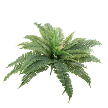 Artificial Boston fern SAMUEL, spike, green, 20"/50cm, Ø 30"/75cm