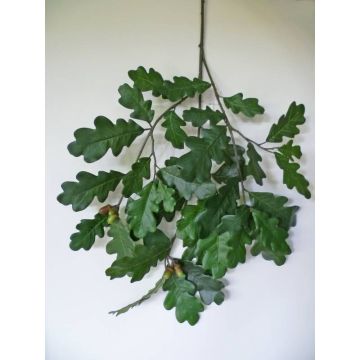 Artificial oak spray RICHARD with acorns, green, 26"/65cm