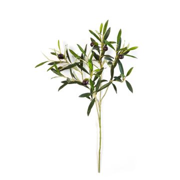 Decorative olive branch KONSTANTINOS with fruits, 20"/50cm