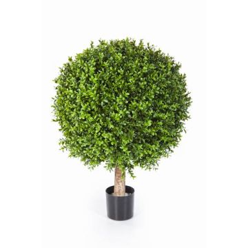 Artificial boxwood ball TOM, real trunk, 22"/55cm, Ø 16"/40cm