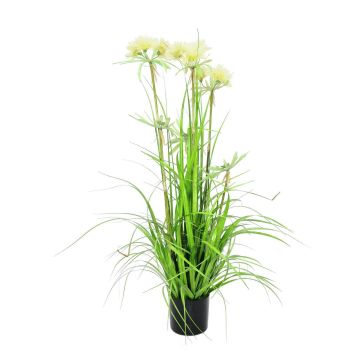 Artificial star grass DERIUS with panicles, green, 4ft/120cm