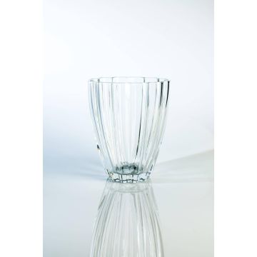 Small glass vase/table vase BEA, clear, 6.69"/17cm, Ø 5.51''/14cm